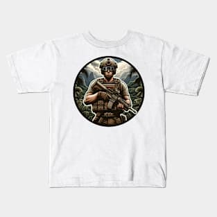 Tactical Man Kids T-Shirt